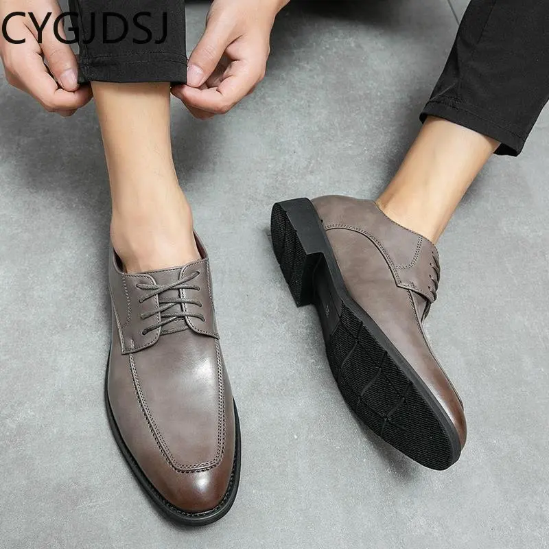 

Повседневные Формальные туфли для мужчин, свадебные классические туфли-оксфорды для мужчин, офисные классические туфли для мужчин, деловой костюм, повседневные итальянские туфли 2024