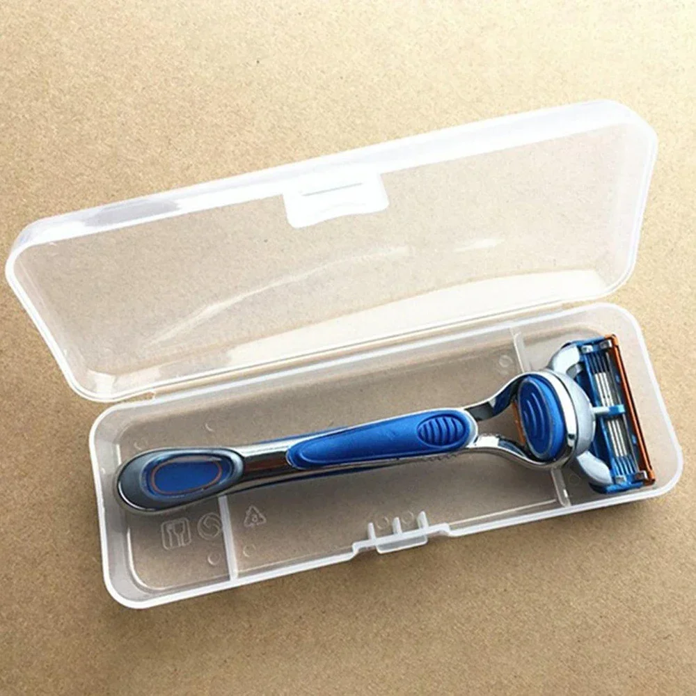 1Pc Shaver Box Container Portable Travel Men\'S Razor Case Plastic Razor Blades Storage Shaving Machine Container Wholesale TW300