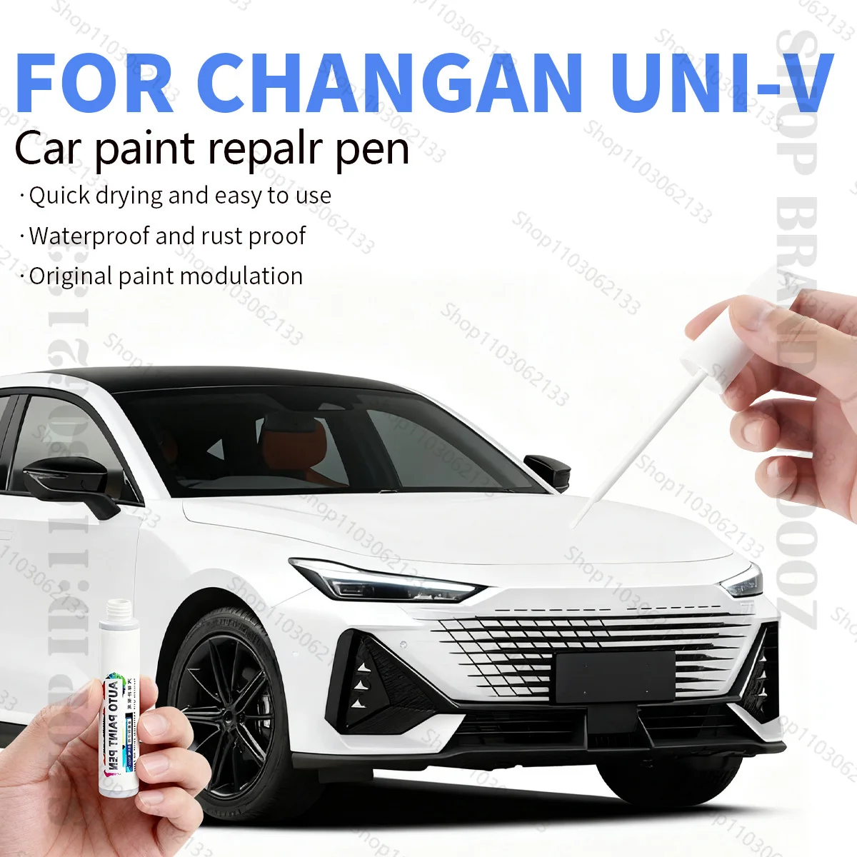 

Для 2022-2025 Changan Univ R301 ручка для ремонта краски, средство для удаления царапин, автоаксессуары «сделай сам», черный, белый, серый, синий, красный