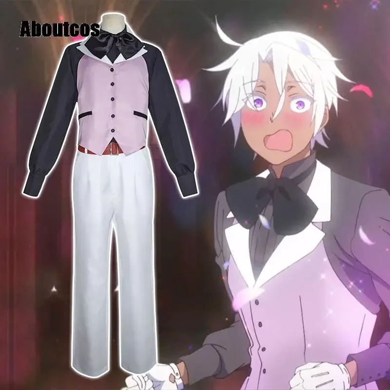 

Anime Vanitas No Karte The Case Study of Vanitas Noe Archiviste Cosplay Costume White Wig Halloween Party Tailcoat Suit Men