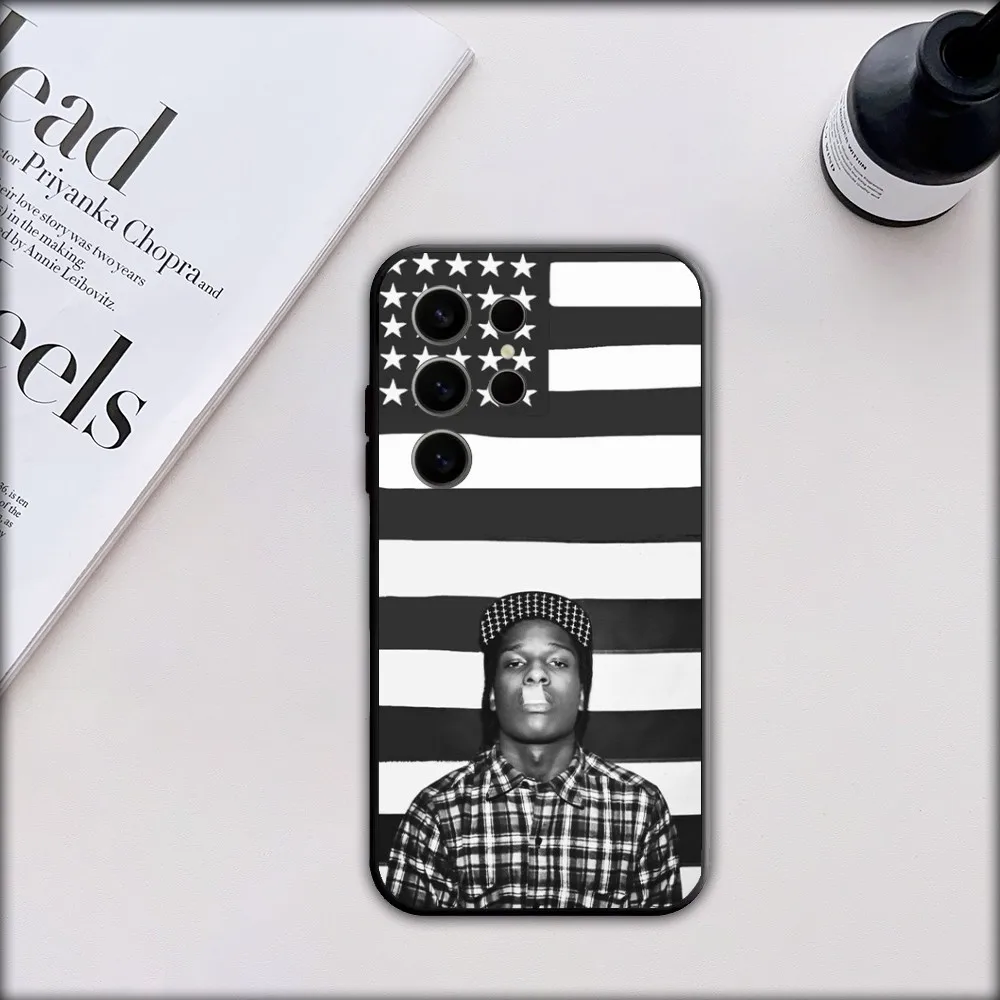 Rapper A-Asap R-Rocky Phone Case For Samsung S21,S22,S23,S24,S30,Ultra,S20,S30,Plus,S21 Fe,Note20 5G black Cover