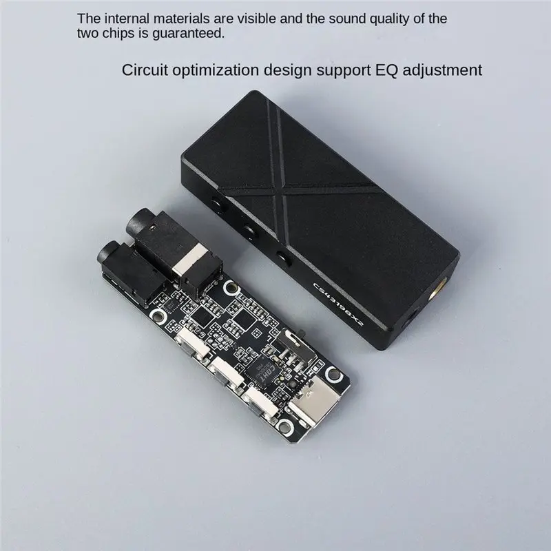 Y01A Tail For DAC Headphone Amp Sound Card F4 Dual CS43198 Balanced 4.4Mm+ 3.5Mm PCM768K