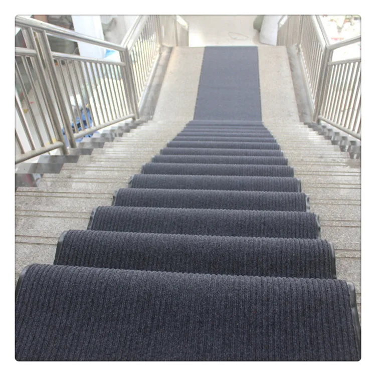 

Polyester Rib Entrance Floor Mats Double Ribbed Carpet Hotel Shopping Mall Aisle Exhibition Wedding Felt Floor Carpets and Rugs