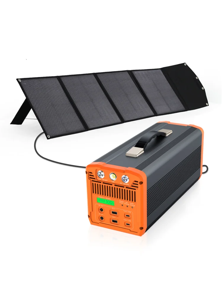 New Outdoor 1000w charger inverter 110v 220v kits power bank station 1065wh 1kw mini portable solar generator