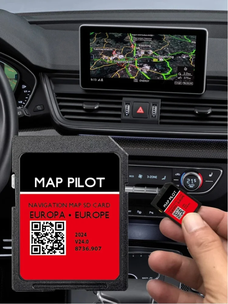 2024 für Mercedes A B C E-Klasse CLA CLS GLA GLK Auto-Upgrade Europa-Karte Becker MAP PILOT 8736.907 Navigation V24 GPS SD-Karte