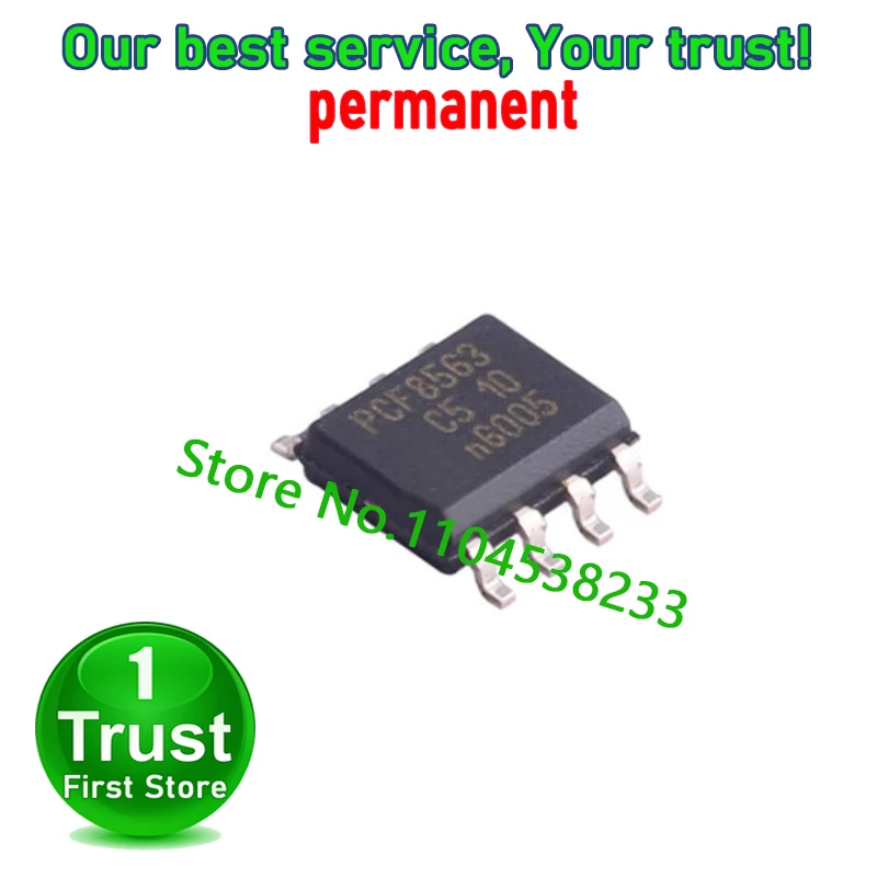 PCF8563TS PCF8563T 8563T SOP8 PCF85163 PCF85163T 10PCS/LOT