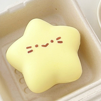 Lucky Star Puffy Squishy Stress Relief Slow Rising Squeeze Fidget Toys Squeeze Taba Squishy For Kids Adult Birthday Party Gift