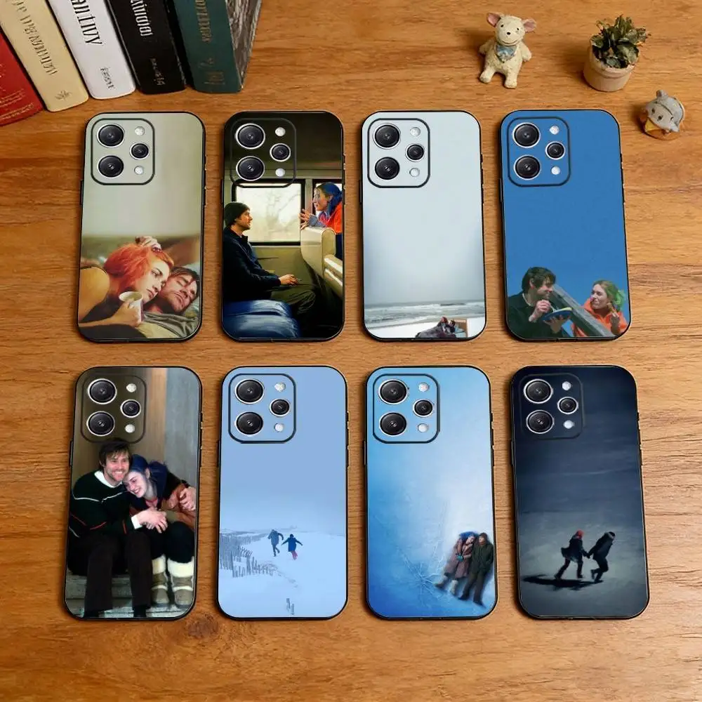 

A-Aesthetic E-Eternal Sunshine Phone Case For iPhone 17,16,15,14,13,12,11 Plus,Pro Max,XS,Soft Silicone Black Cover