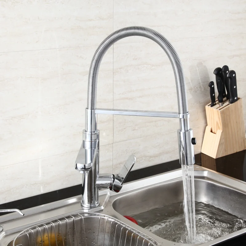 Becola Hot Sell Fashionable Kitchen Faucet Sink Tap Pull Out Spray Kitchen Mixer  CH-8013