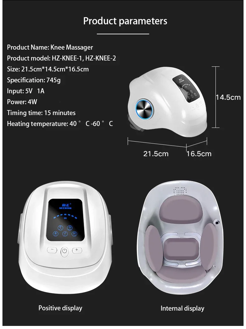 Smart Knee Massage Laser Hot Air Massage Knee Massage Leg Massager Vibration Feet Massage Power Legs Massager Machine Masajeador