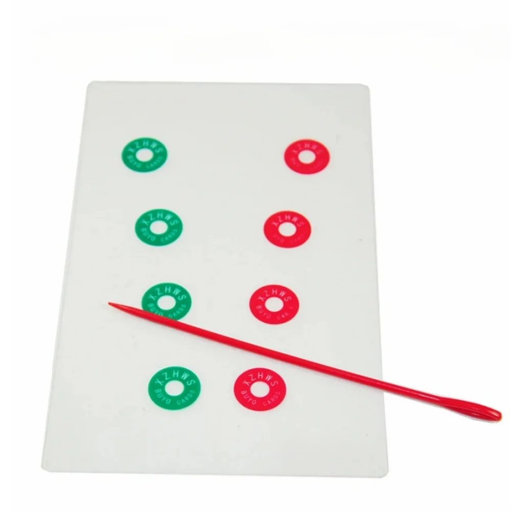 

Myopia Amblyopia Red Green Lifeguard Collection Card Binocular Autonomous Fusional Convergence Divergence Vision Training Card