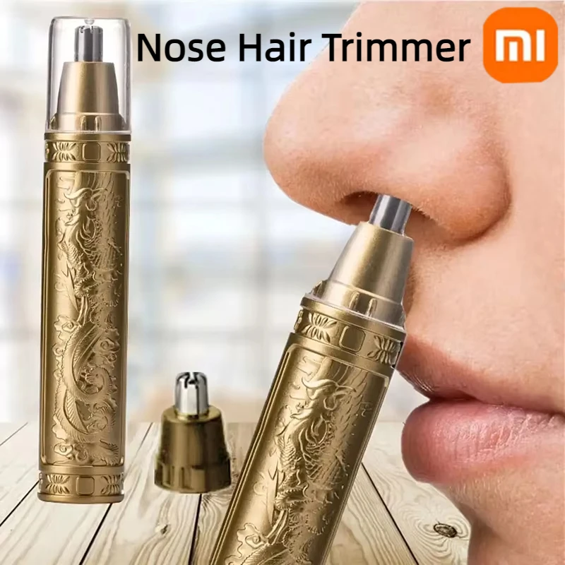 XIAOMI Golden Dragon Phoenix Nose Hair Trimmer Clear Nostrils Small And Convenient Washing With Knife Head Unisex Convenience