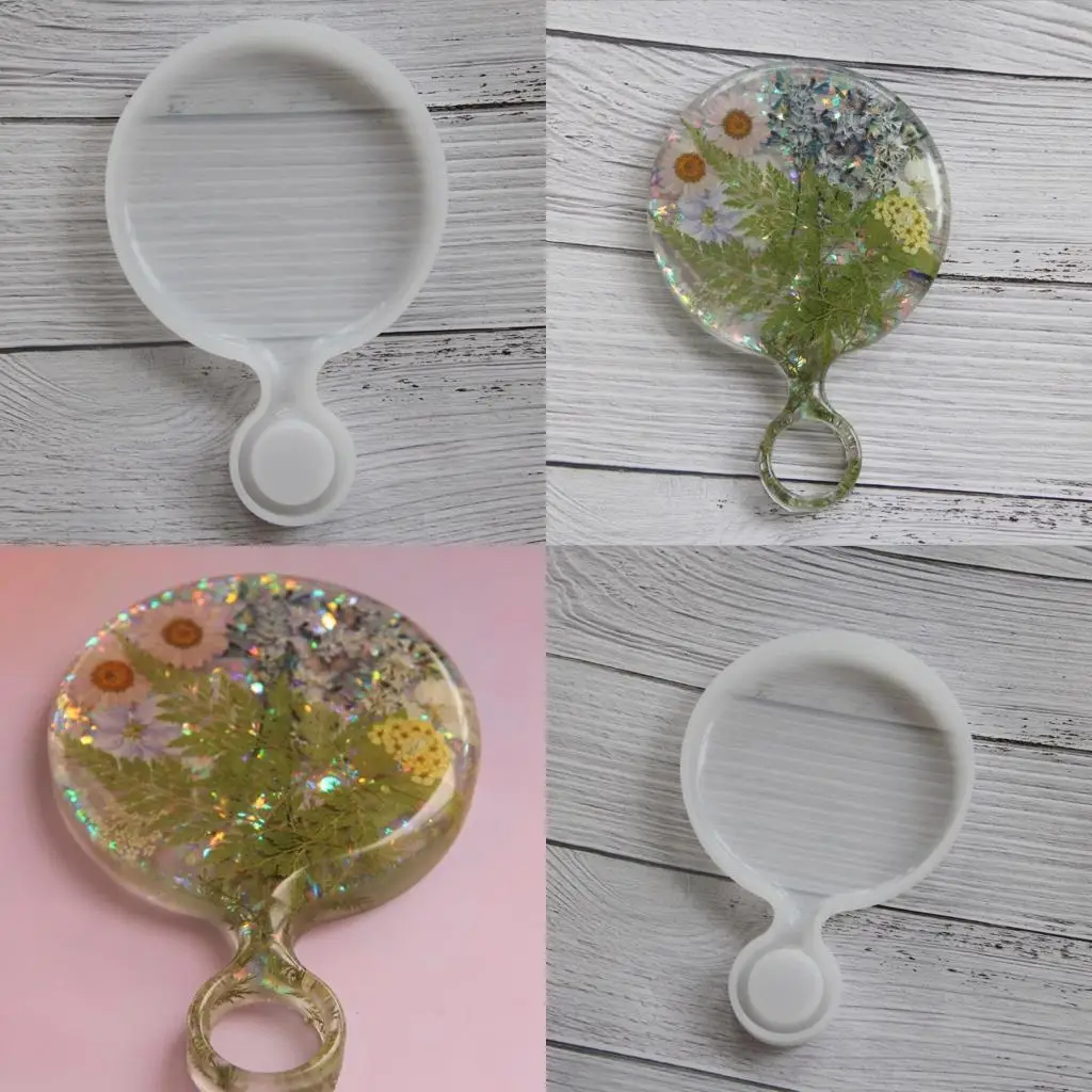 

N2UE Silicone Resin Tray Mold Easy Clean Design Mould For Handmade Jewelry Displays