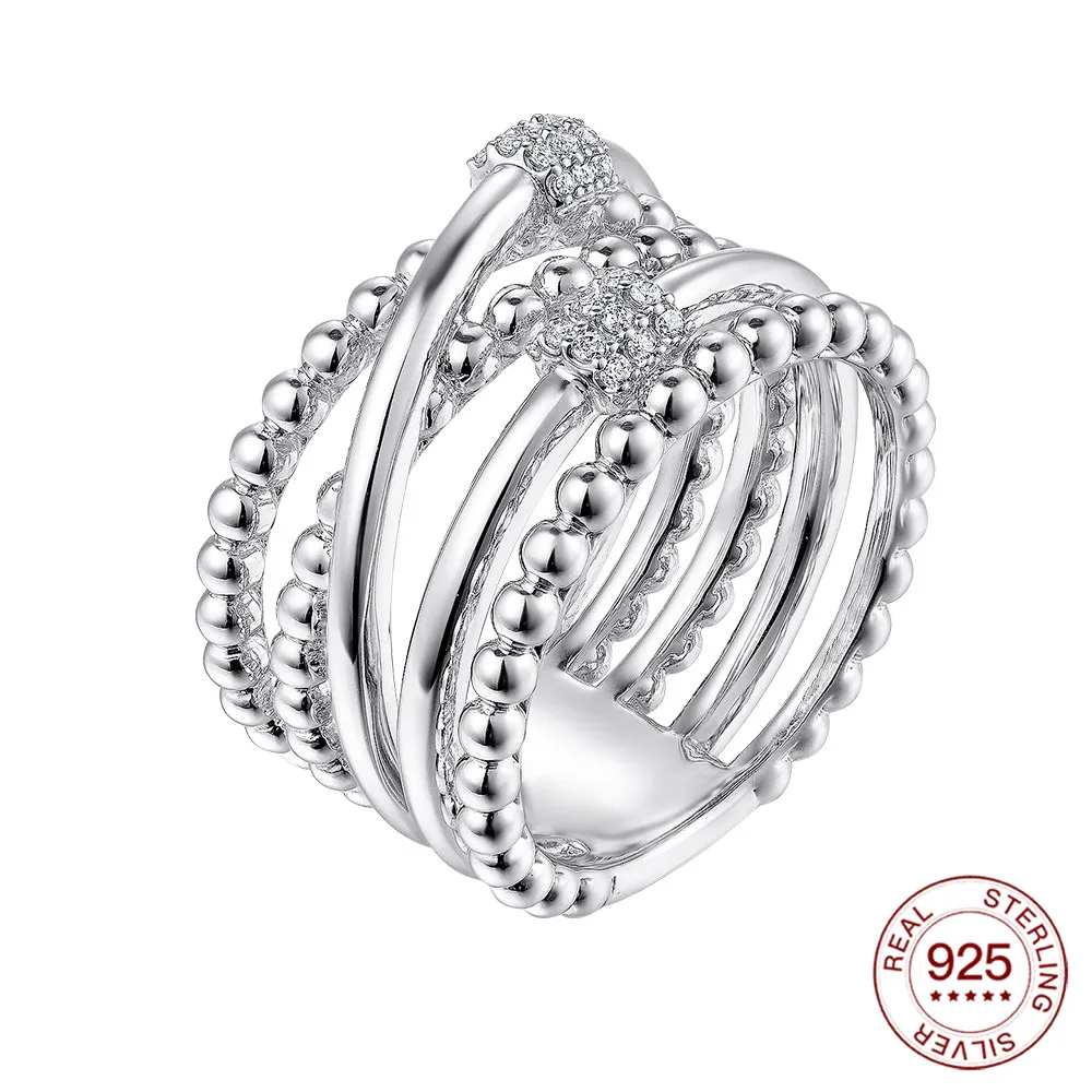 Women's 925 Sterling Silver Pearl Ring