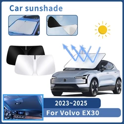 Auto Parts For Volvo EX30 2023 2024 2025 Sunshade Windshield Sun Protection Heat Cover Summer New Car Interior Accessories Tools