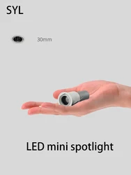 Reflektory Led Mini punkt COB światła z regulowanym kątem Foco 15 stopni mała lampa sufitowa wpuszczana okrągły otwór 30mm antyodblaskowy