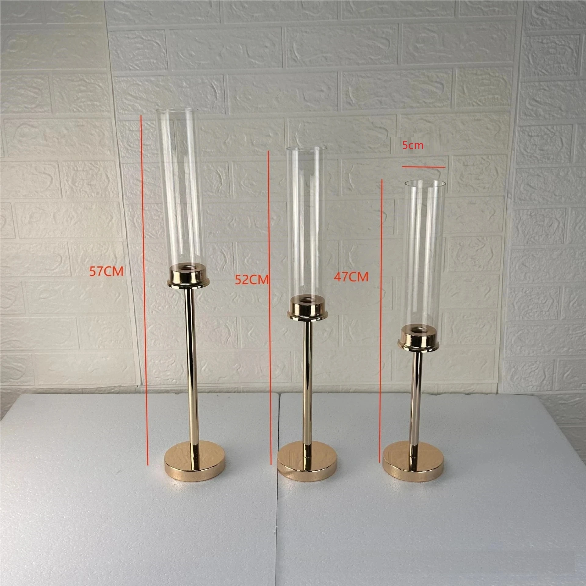 

2sets=6pcs wedding creative party candle holder personalized wedding decoration wrought iron candle holder