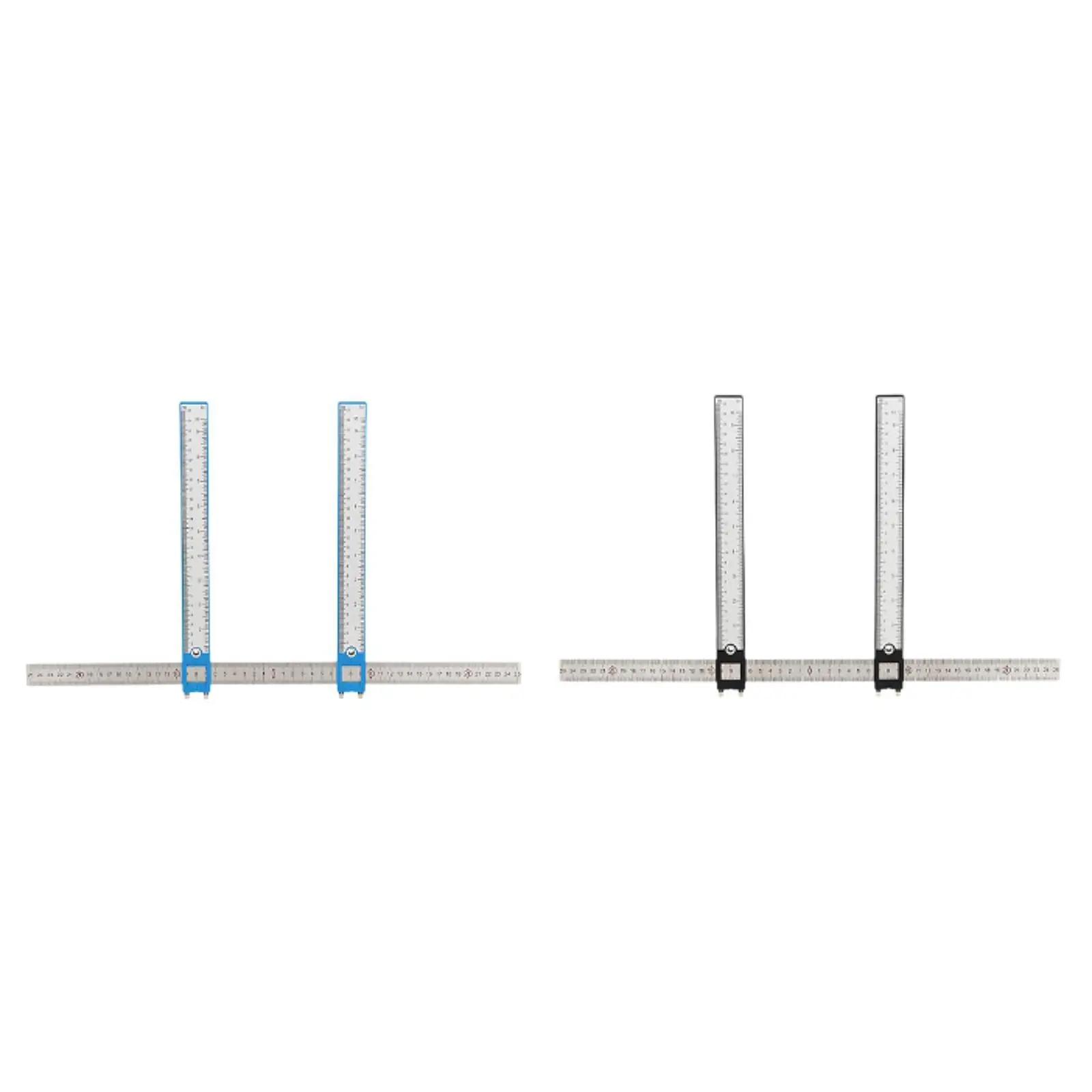 Precision Caliper Face Ruler T Type Stainless Measuring Tool for Eyebrow Mapping Cosmetic Tattoo Shaping