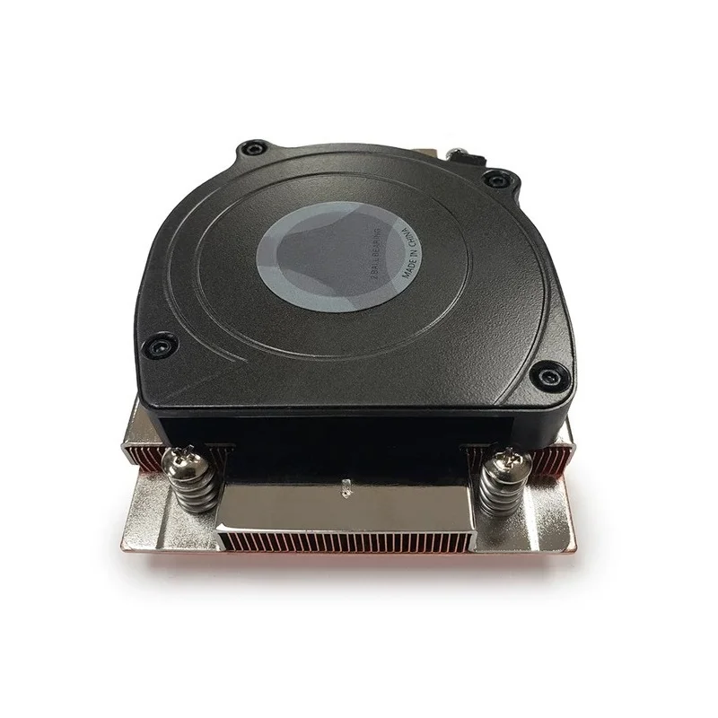 A45 1U Server CPU Cooler for AMD AM4/AM5 – Vapor Chamber Heatsink with Low-Profile Fan