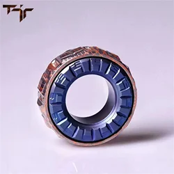 TJR Titanium alloy Mechanic Ring Paragraph EDC Decompression Metal Fingertip Gyro PPB Fidget Spinner