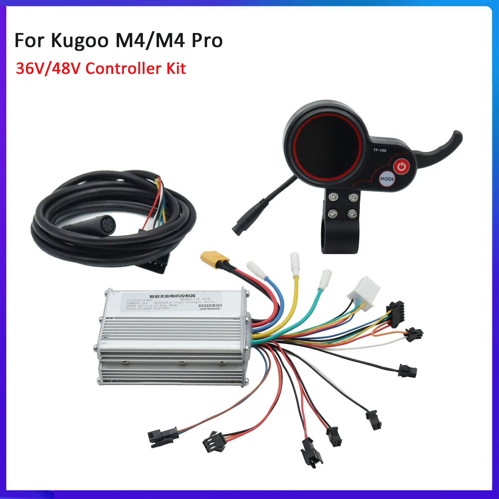 

Electric Scooter Motor Controller Dashboard For Kugoo M4 LCD Display 36V 48V 16A 20A 25A Kickscooter Replacement Parts