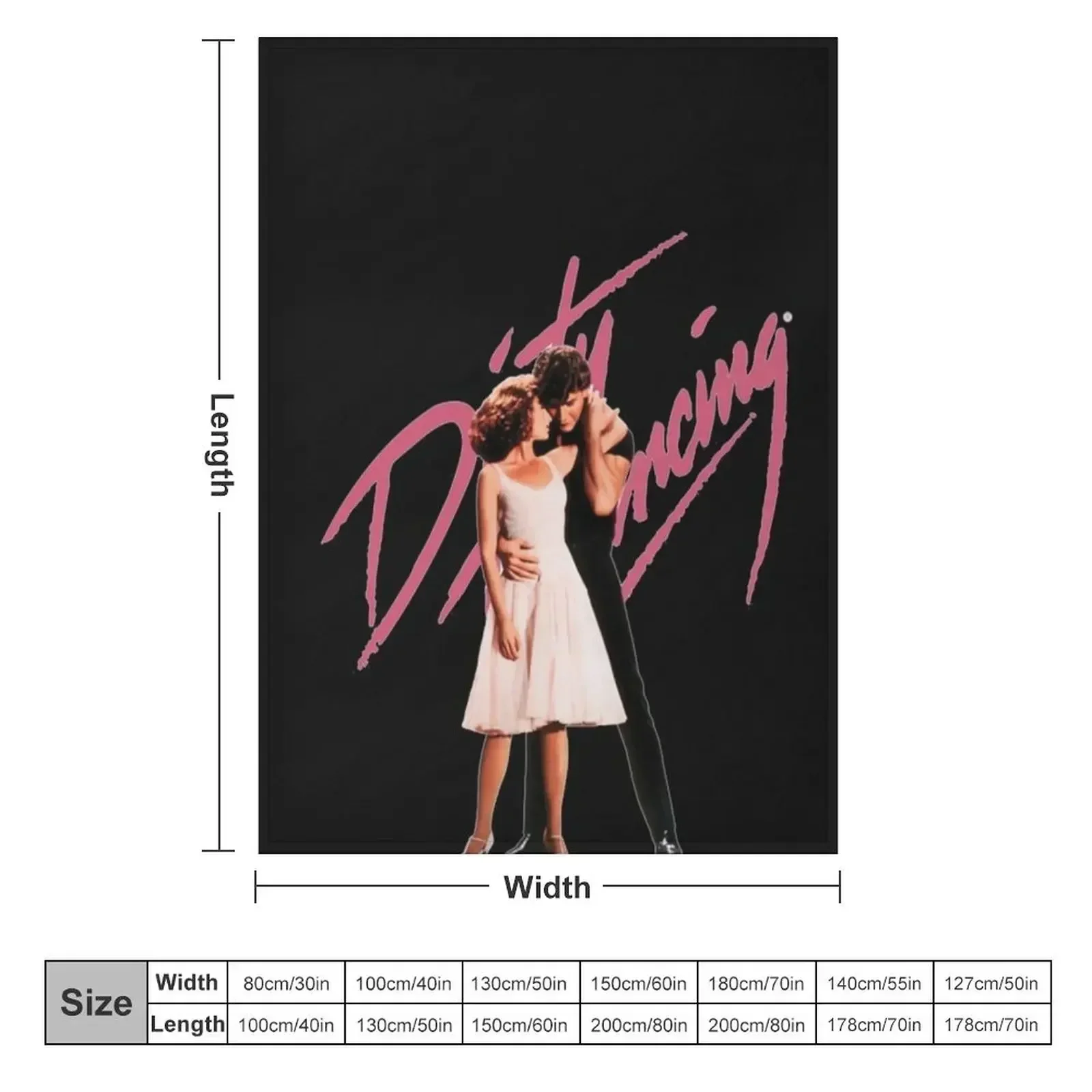 Dirty Dancing Throw Blanket Quilt Softest Flannels Flannel Winter beds Soft Big Blankets