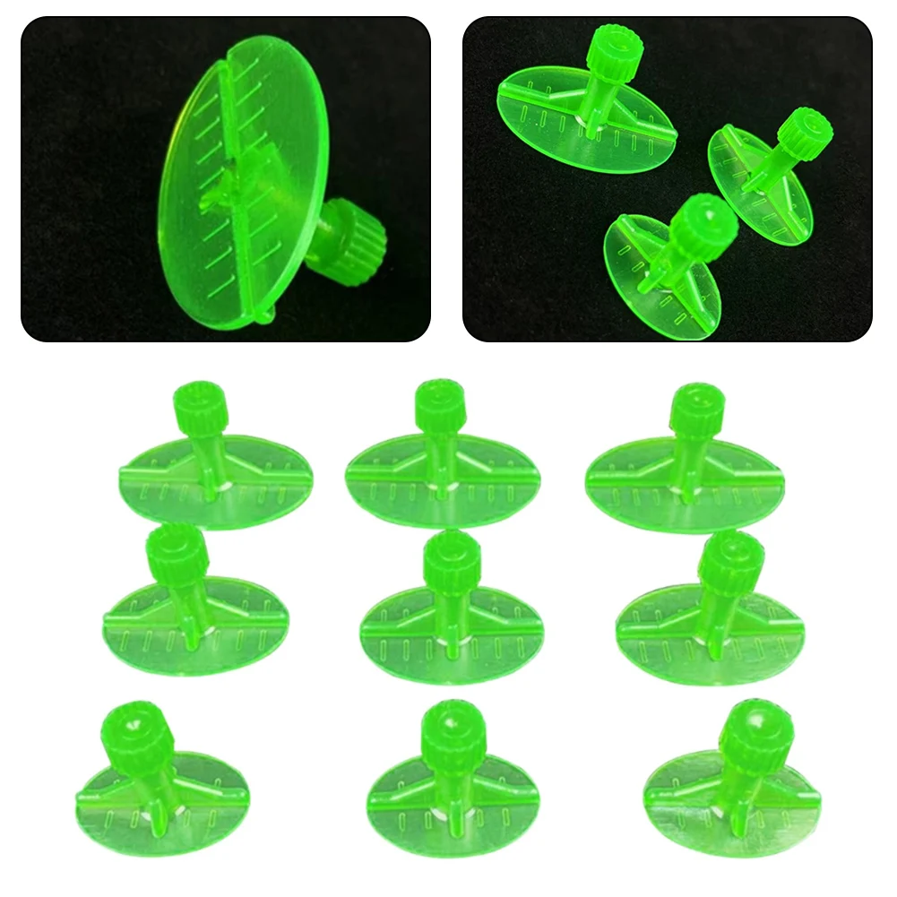 

Glue Pulling Tabs Dent Repair Tools Kit 9Pcs Car Body Dent Puller Removal Dent Remover Kit Green Tabs Paintless Dent Repair Tool