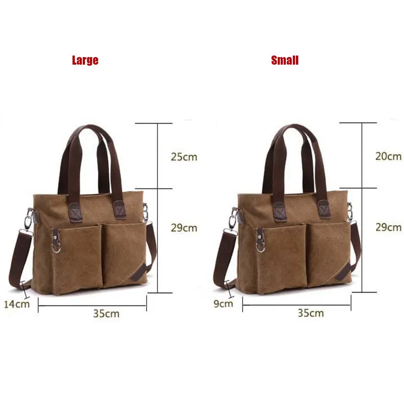 Womens Mens Messenger One Shoulder Bag Wear-Resistant Washed Canvas Laptop Bag Business Casual Crossbody Bag Tote