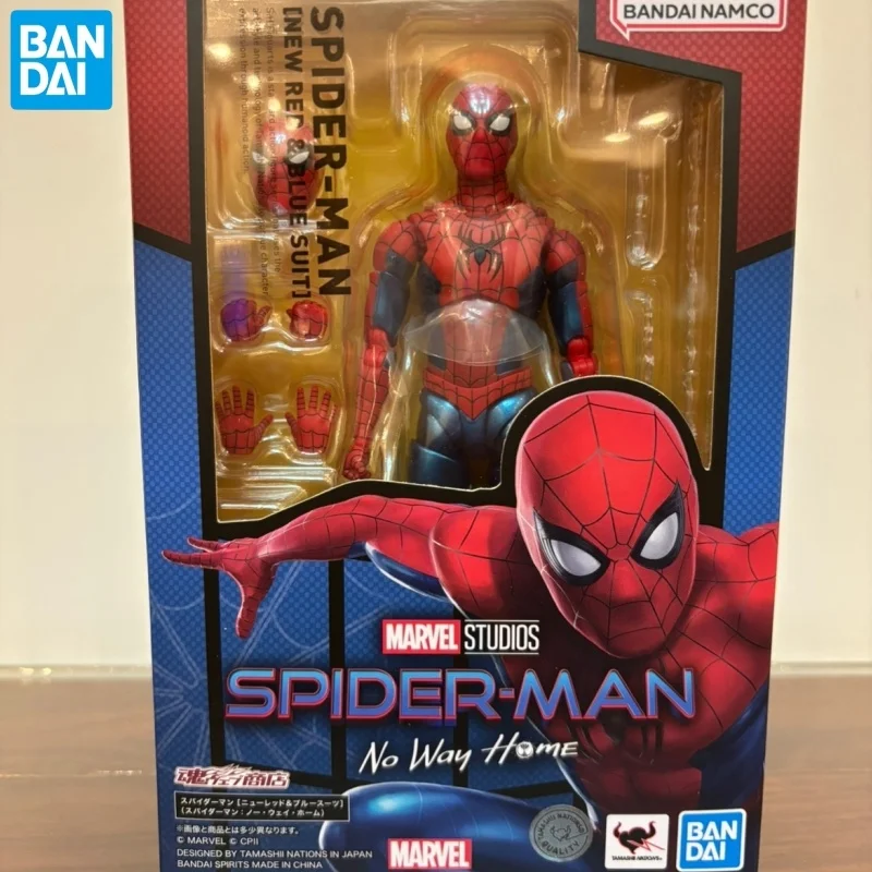 

In Stock Bandai Shf Spider-Man: No Way Home Peter Parker Original Genuine Anime Figure Model Toys Action Figures Collection Toys