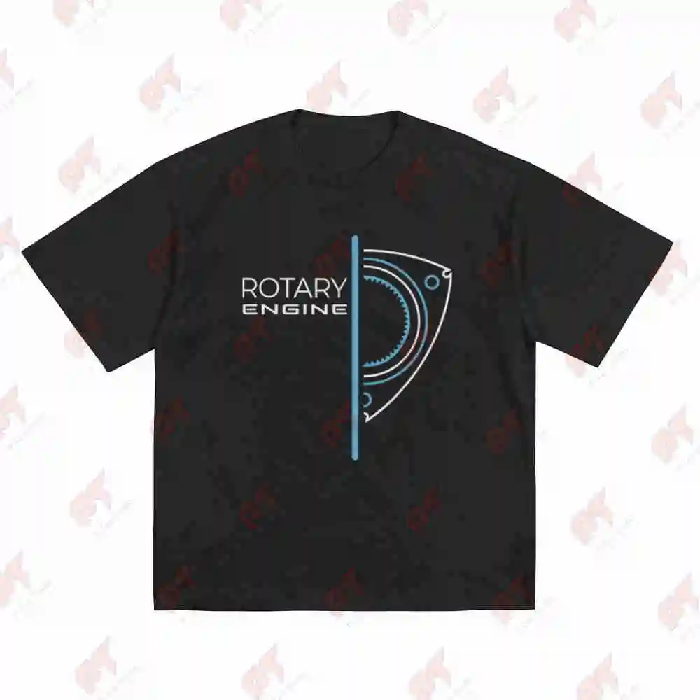 Rotary Engine Car Part Motor Vintage Automobile Short Sleeve Tee 100% Cotton T-Shirt