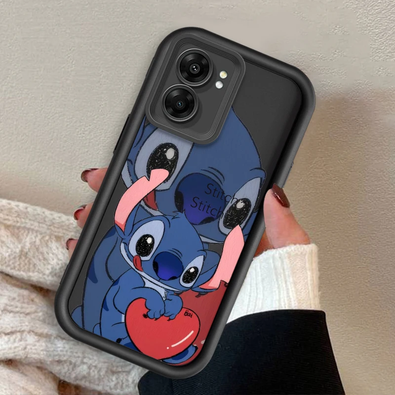 Stitch Love dispys per OPPO A98 A78 A94 A76 A74 A58 A55 4G 5G A9 A53 2020 A36 Eye Ladder Cover Capa Fundas Phone Case