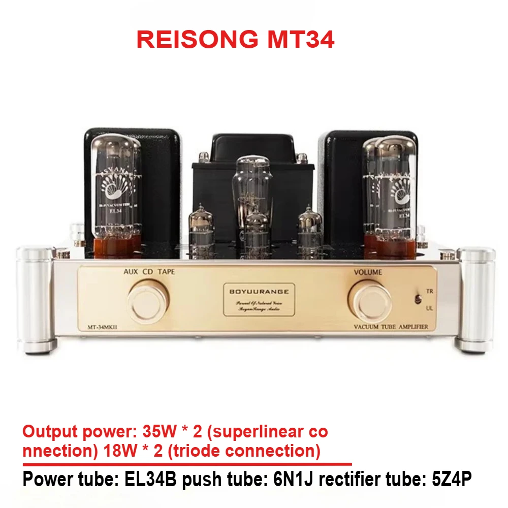 

REISONG MT34 ламповый усилитель EL34 ламповый усилитель ламповый усилитель двухтактный усилитель лихорадка домашняя аудиосистема
