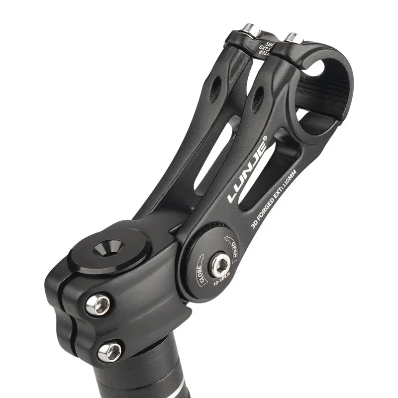 Bicycle Handlebar Stem MTB Power Stem Road Mountain Bike Table Adjustable Stem 31.8mm Cycling Bridge Rod 90/110/130/145MM