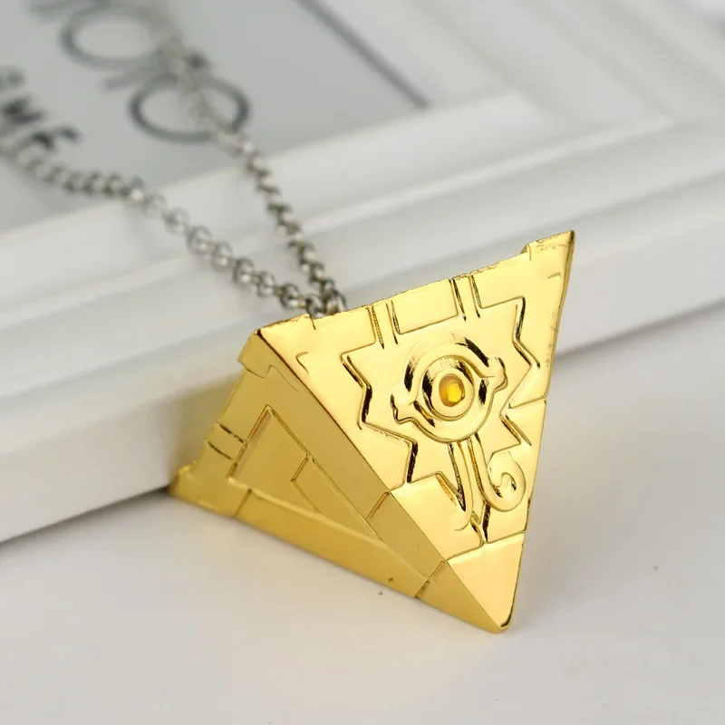 2Color Hot Anime Yu-Gi-Oh YGO Millenium Puzzle YuGiOh Yugi Millennium Pendant Necklace for Women and Men Jewelry Accessories