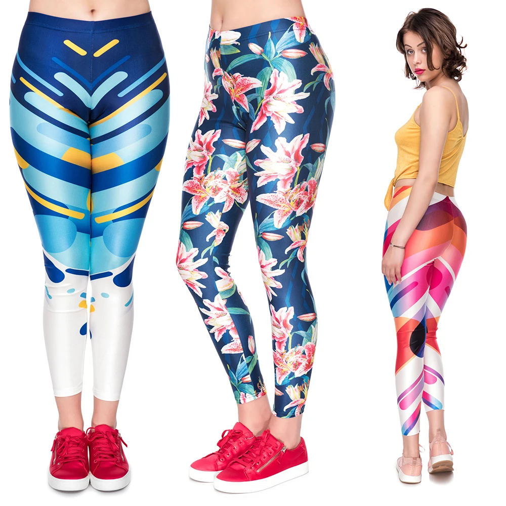 

Осенние новые штаны для йоги, женские спортивные леггинсы с высокой талией и цветочным принтом, колготки для девочек, тренажеры с эффектом пуш-ап, брюки для бега, тренировки, контроль живота