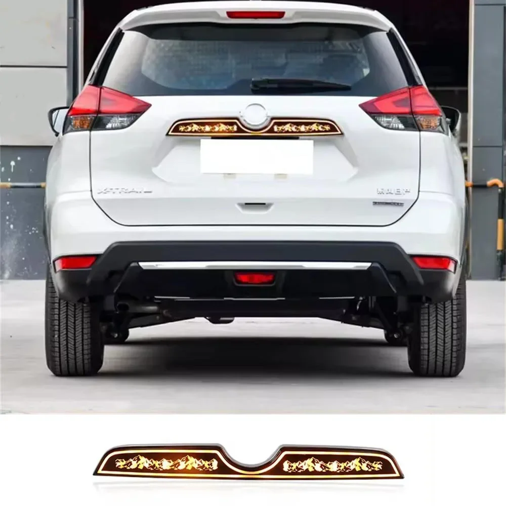 

For Nissan X-trail Rogue 2014-2021 Driving Light Brake Light Car Rear Trunk Lights Moving Turn Signal Lamp