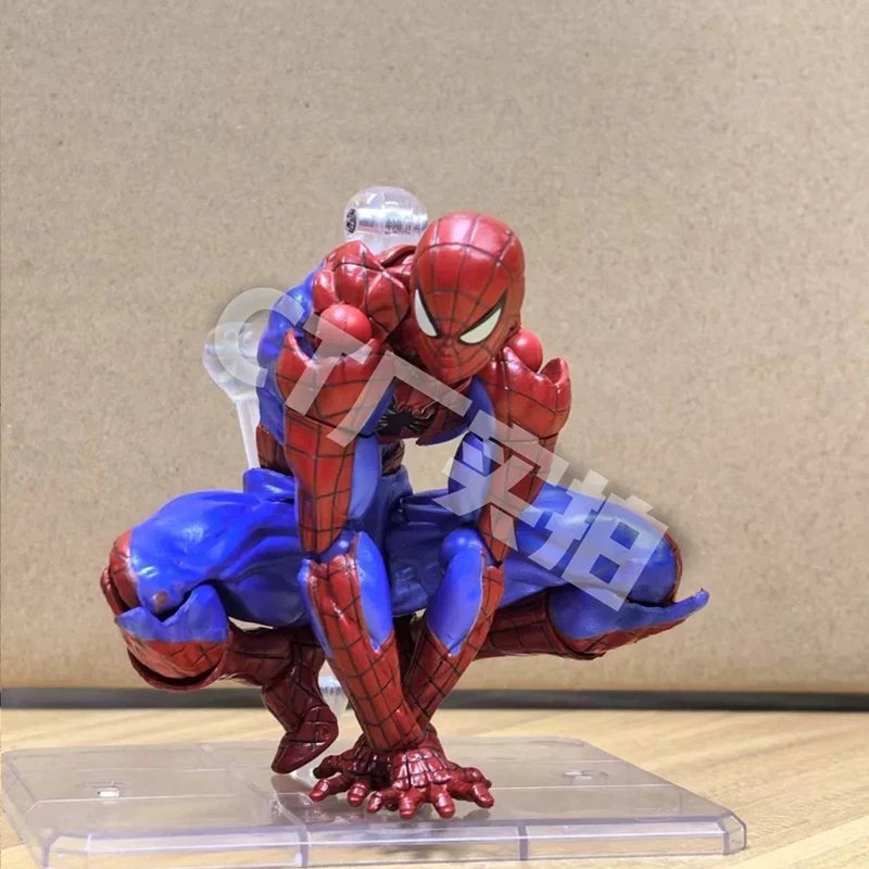 Ct おもちゃスパイダーマンフィギュアアメージングヤマグチスパイダーマン 2.0 エージェントヴェノム Mafex アニメアクションフィギュアコレクションモデルのおもちゃキッズギフト