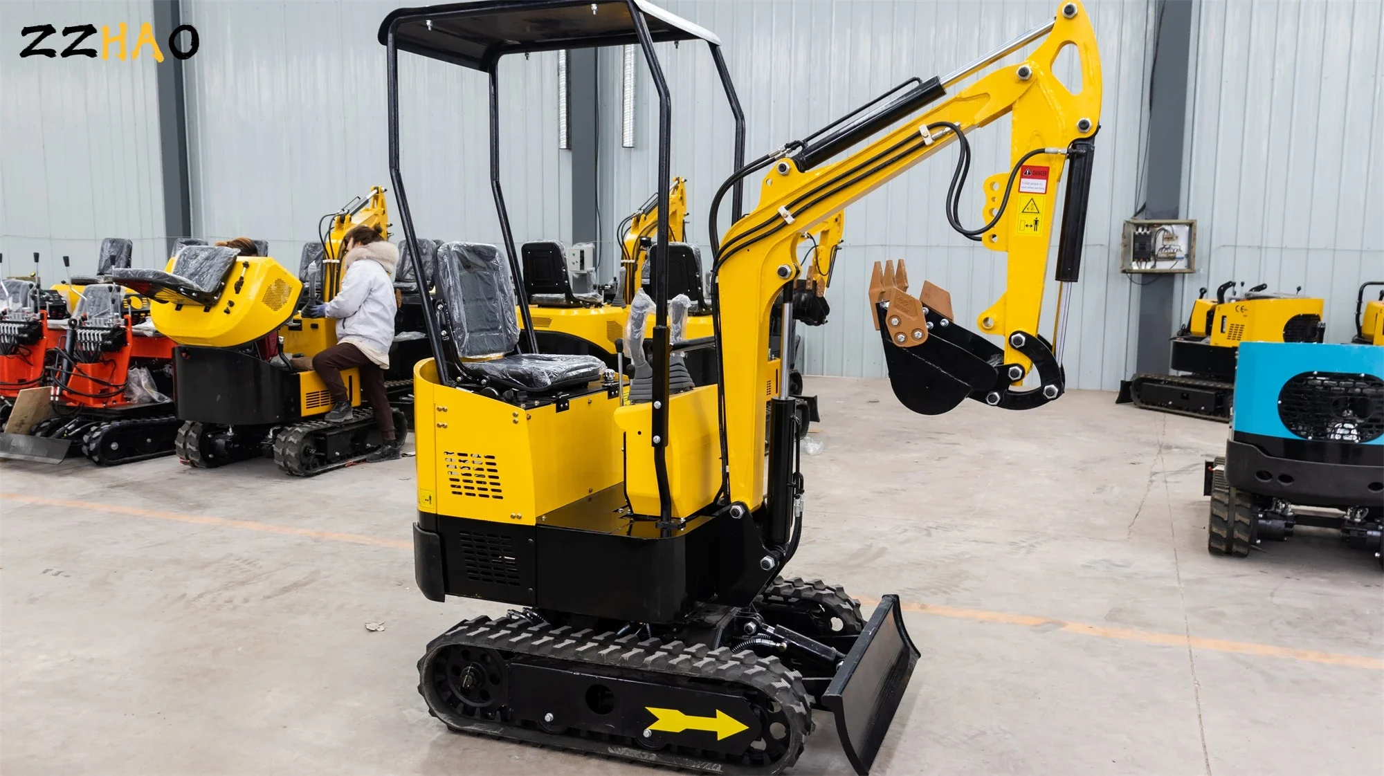 1 Ton Mini Excavator Digging Hydraulic Small Micro Digger Machine Prices for Sale