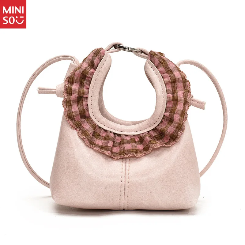 Miniso 2025 Korean Lace Mini Bag, Mother-Daughter Matching Purse Set