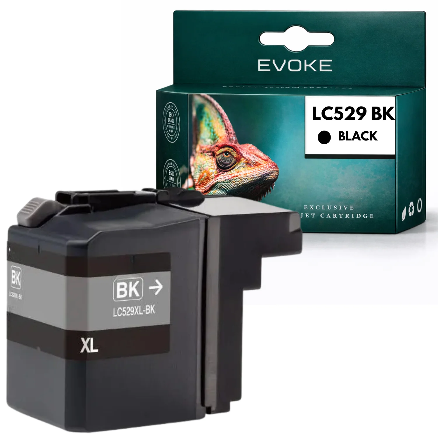 Evoke Compatibele Inkt voor Brother Lc-529Xlbk Lc529Xlbk Lc-529Xl Lc529Xl Zwart Dcp-J100 Mfc-J200 Dcp-J108
