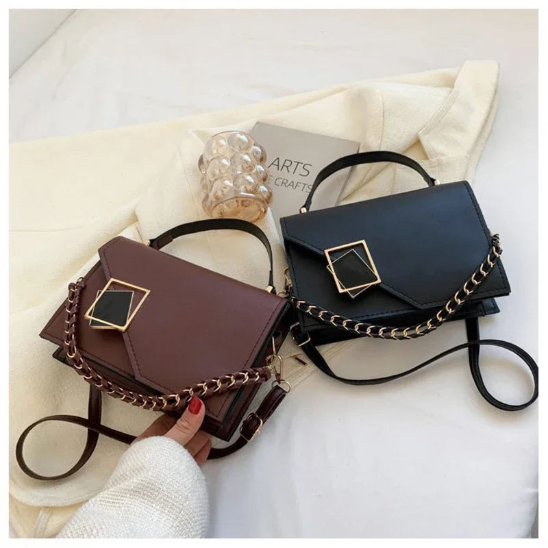 Women\'s Handbag Luxury Designer Retro Armpit Shoulder Bag Chain Messenger Flap Girl Fashion Crossbody Rhombus Small Square Bags