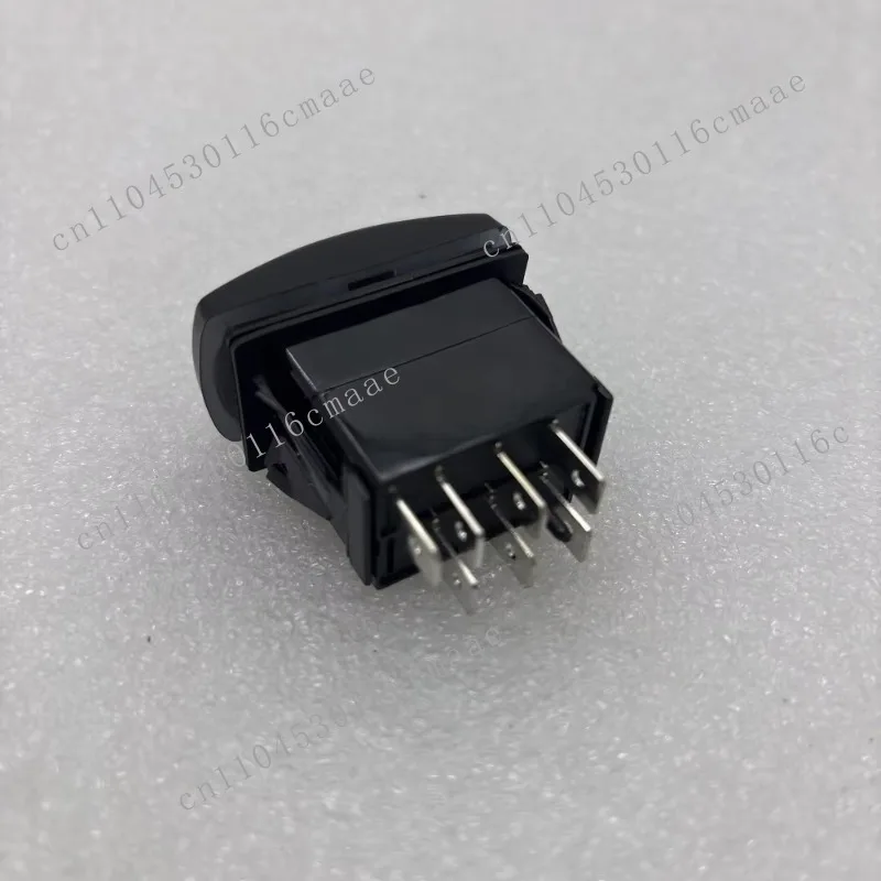 24V Up and Down Instantaneous Jumper Rocker Switch 7P (ON) - Off - (ON) DPDT Mom Toggle Switch, Used for UTV Instrument Panel