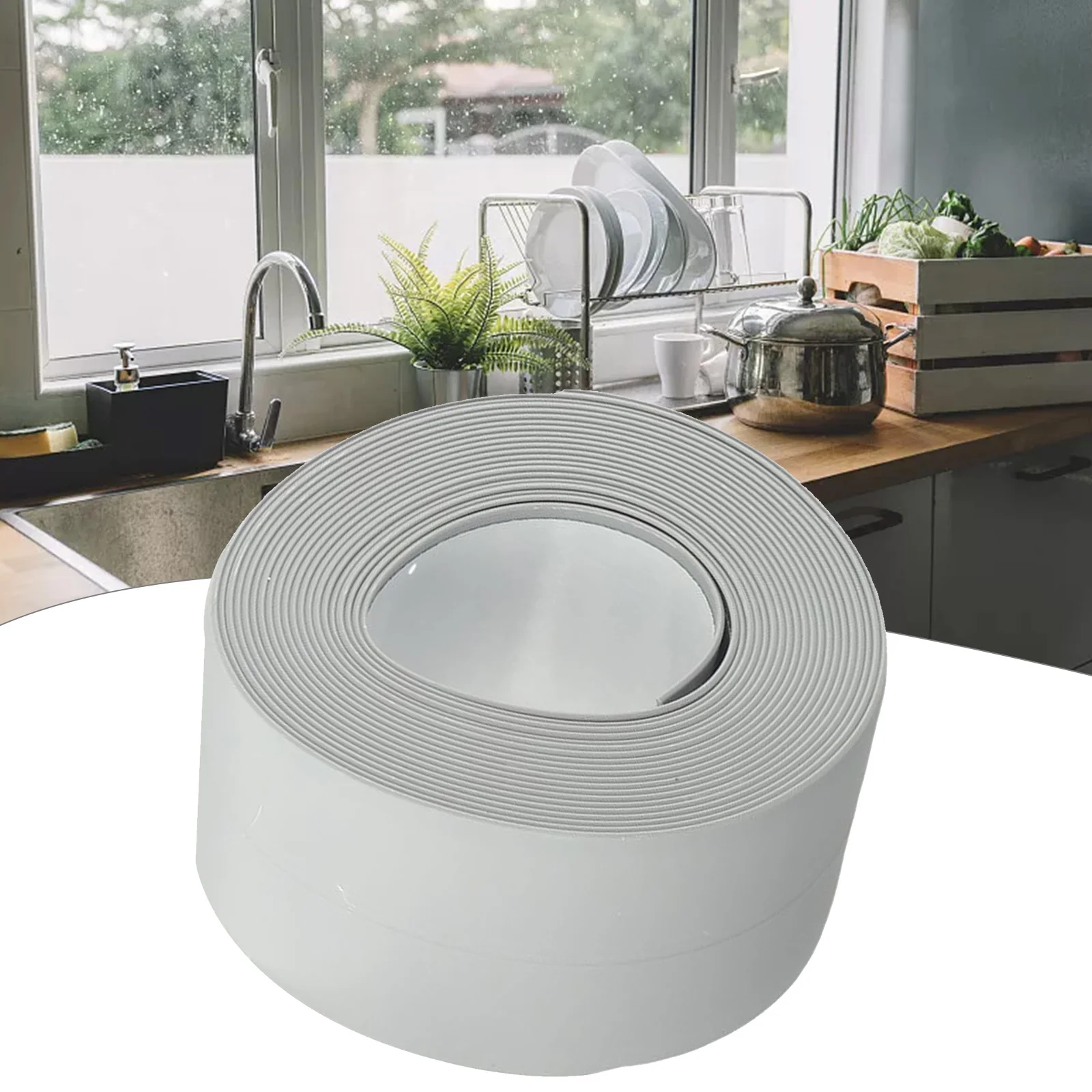 

Уплотнительная лента для ванной комнаты, герметизирующая лента для кухонной раковины, угловая ПВХ-туалет, водонепроницаемая, новинка