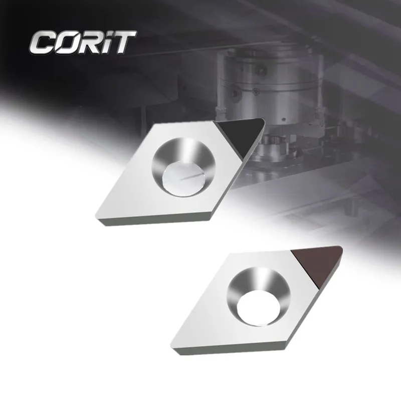 

CORIT PCD CBN Insert DCMT070204 CNC Lathe Cutting Insert DCMT070202 DCMT11T302 DCMT11T304 DCMT11T308 Aluminum Steel Turning Tool