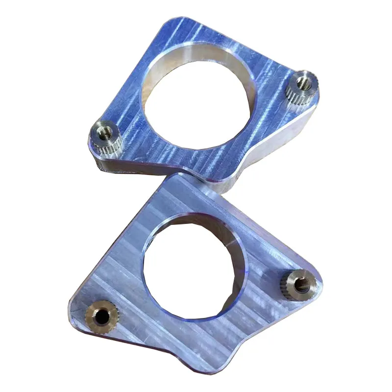 Automobile modified intake pipe flowmeter Flange air flowmeter seat Air detector Aluminum seat Pressure sensor