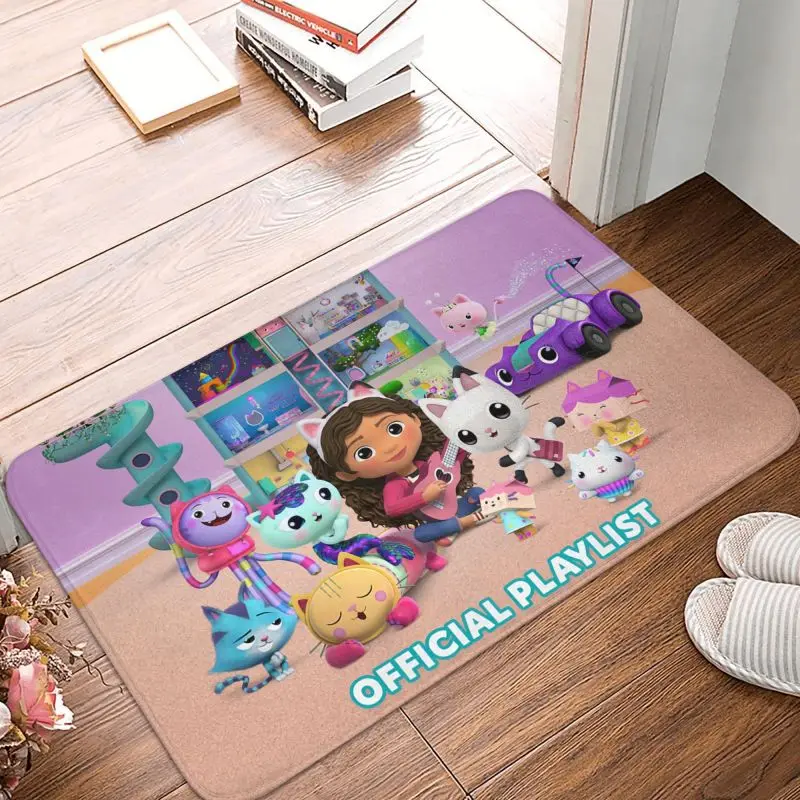 Gabbys Dollhouse Doormat Anti-Slip Bathroom Kitchen Mat Bedroom Balcony Floor Door Entrance Carpet Rug