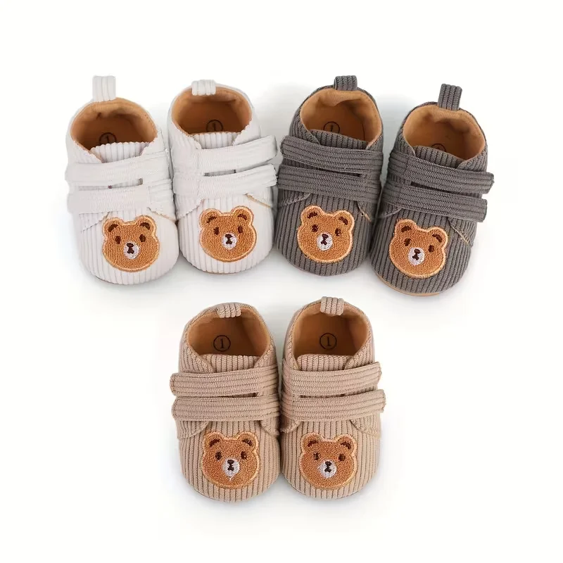

Soft Soled Anti Slip Canvas Shoes For Toddlers Baby Walking Shoes Baby Crib Shoes Suitable For Boys and Girls Aged 0-18 Months
