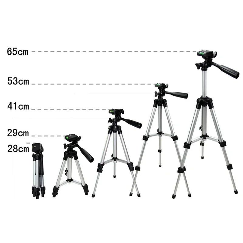 3 Section Mini Tripod Digital Camera Tripod Phone Portable Travel Smartphone Tripod for Selfie Action Camera Phone  Mount Phone