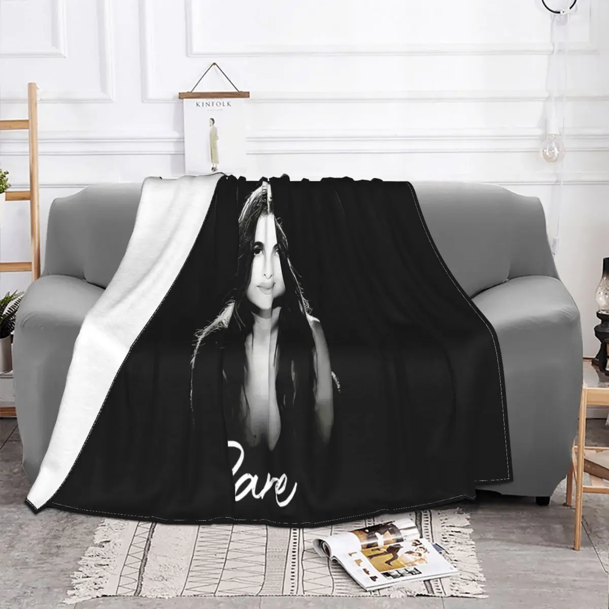 Selena Gomez Rare Unisex Lose You To Love Me New Album 2019 Inspired Crewneck Throw Blanket