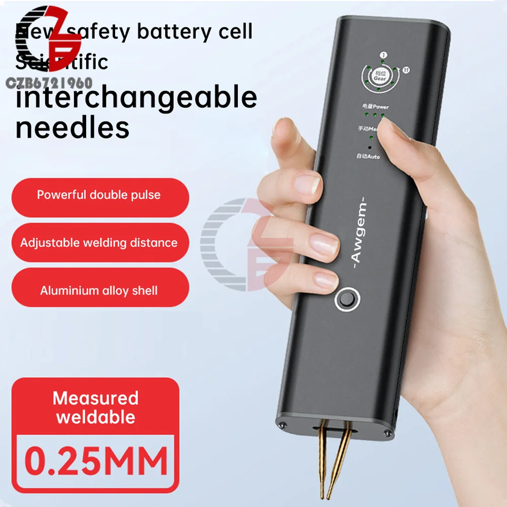 

DC 5V USB Spot Welding Machine 18650 Lithium Battery Spot Welder 0.25MM Nickel Sheets Portable Handheld Iron Welding Tools